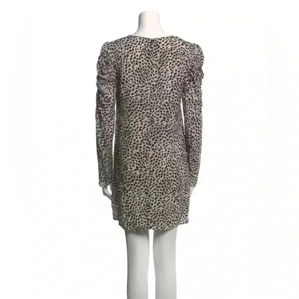 Lovely Anine Bing Animal Print Mini Dress size M - Picture 4 of 8